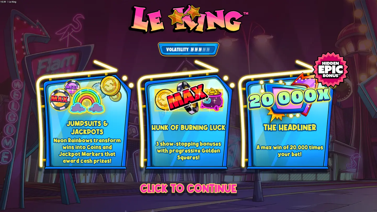 Le King loading screen