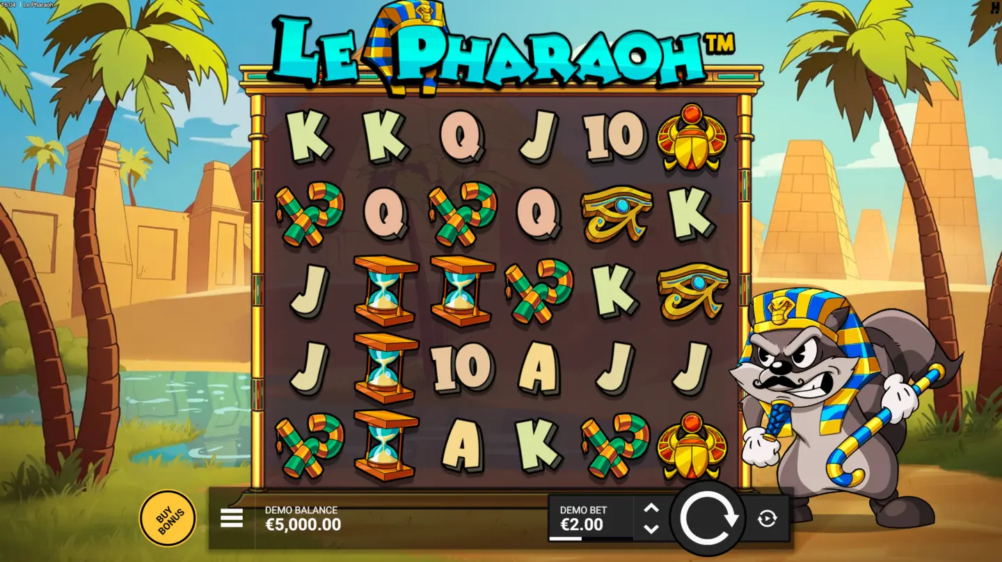 Le Pharaoh — Sticky Re-drops & Golden Riches